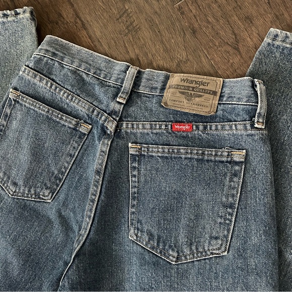 VINTAGE Wrangler Jeans 27/28x30 | 100% Cotton | Thick Denim | Heritage Fit - Picture 7 of 8